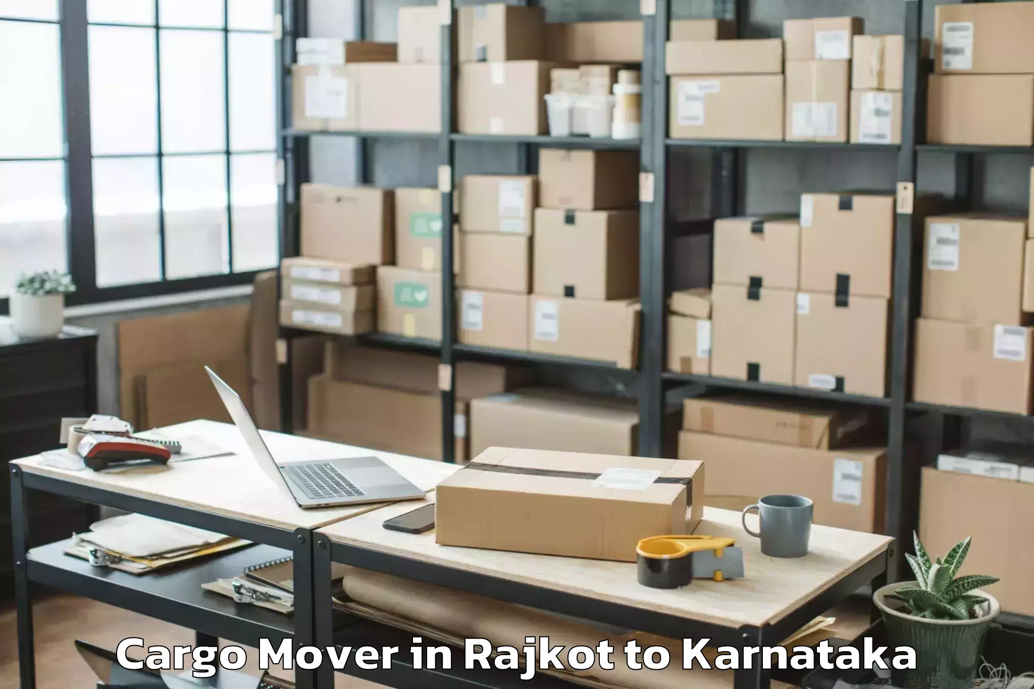 Hassle-Free Rajkot to Vijaynagar Cargo Mover